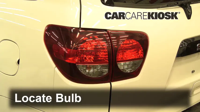 2020 Toyota Sequoia TRD Sport 5.7L V8 Lights Tail Light (replace bulb)